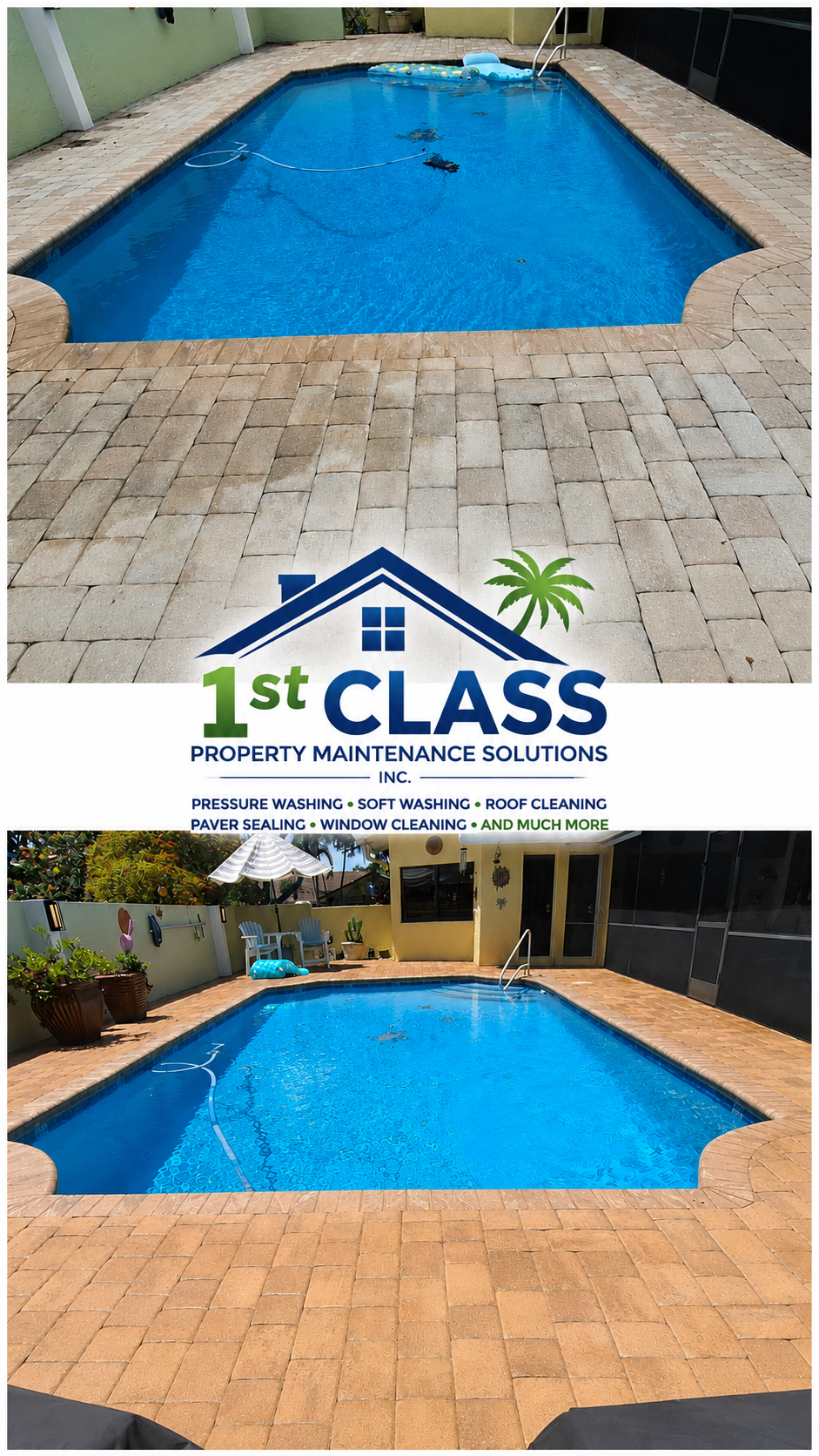 Roof Cleaning in Pompano Beach, FL service example in South Florida